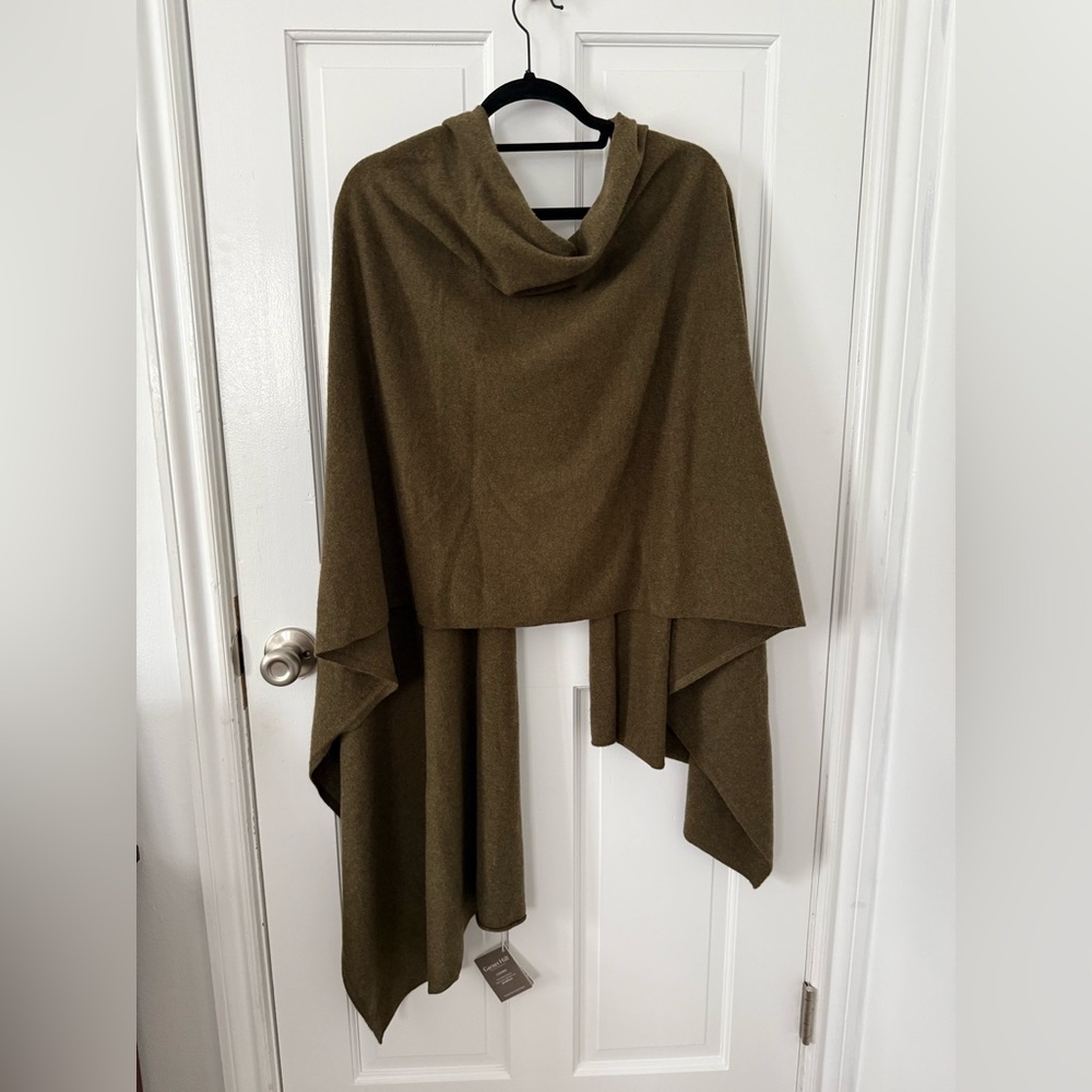 Garnet Hill Cashmere Wrap NWT